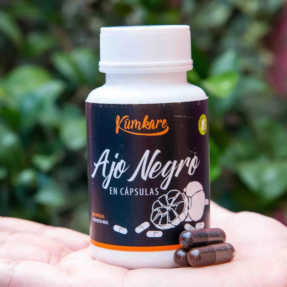 Ajo Negro 3 Frascos, 180 Cápsulas 800mg Kumkare