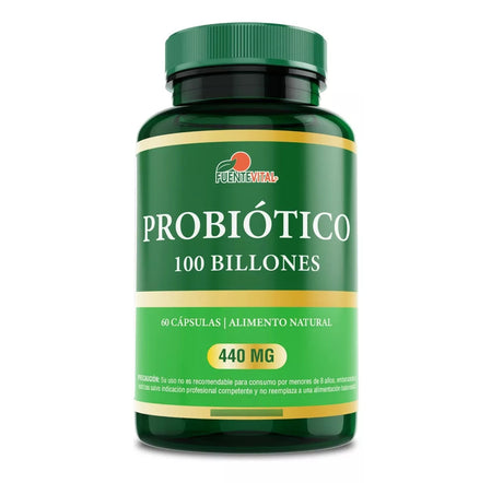 Probiótico 100 Billones - 10 Cepas + Aloe Vera