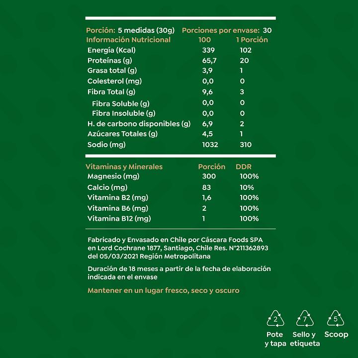 Proteína Lean Active Vainilla Manzana 900 Grs Cascara Foods