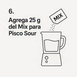 Albúmina para Pisco Sour 1 Kg Ovonutra - Sabor Limón