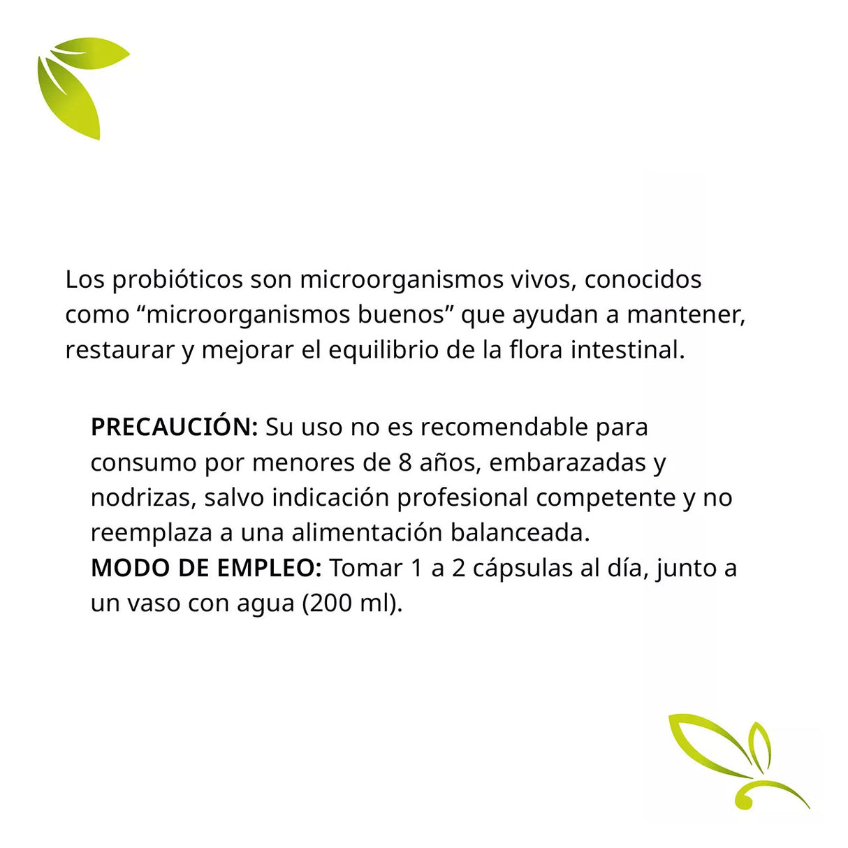 Probióticos 50 Billones, 2 Frascos, 120 Cápsulas Fuente Vital