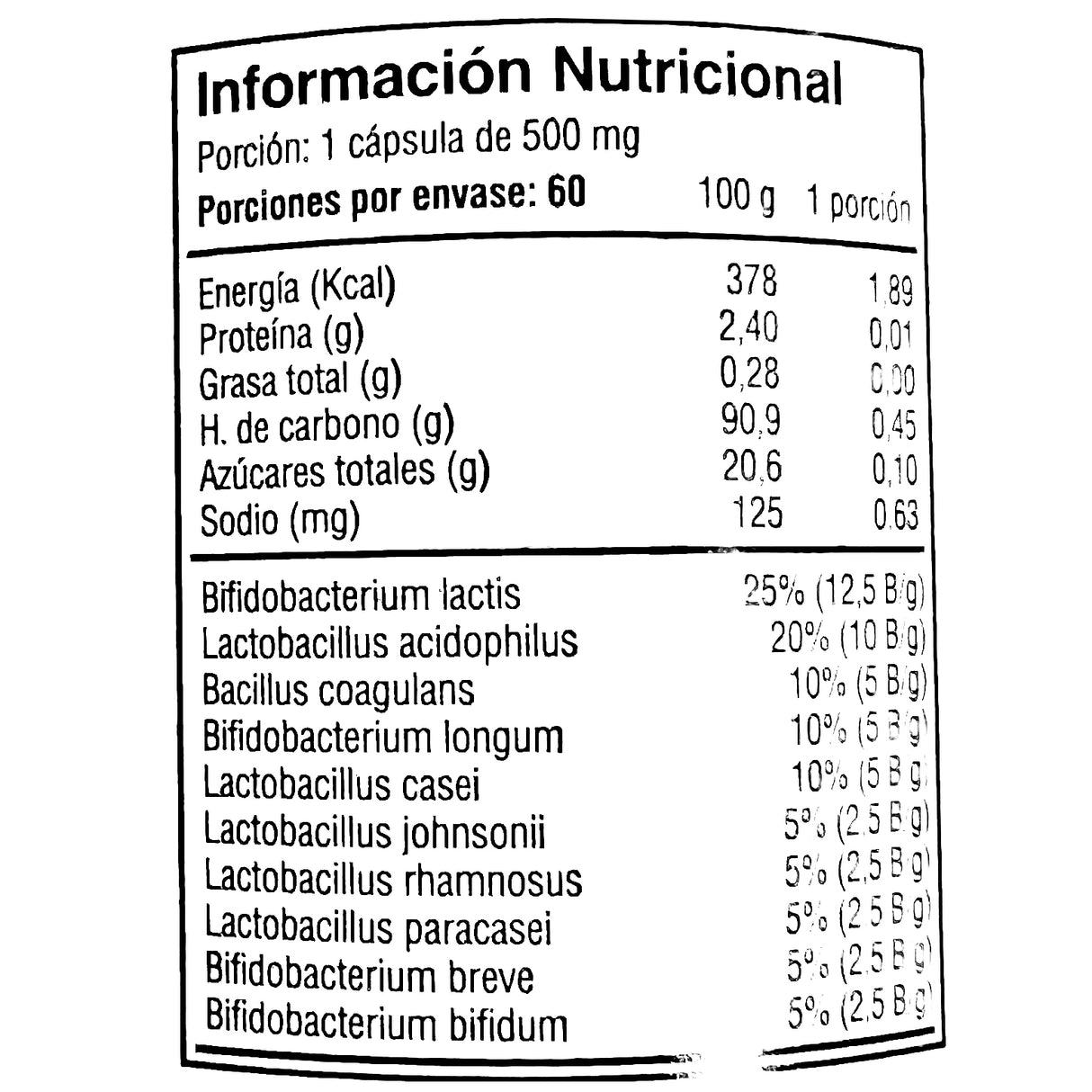 Probióticos 50 Billones, 2 Frascos, 120 Cápsulas Fuente Vital