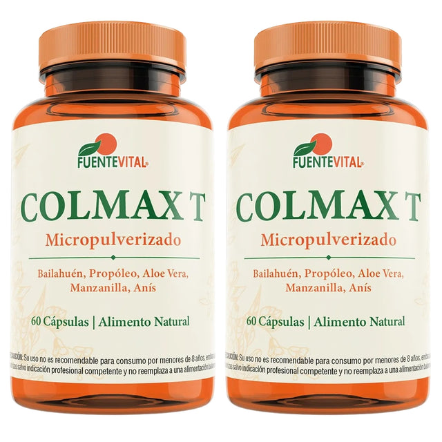Colmax Tab Colmax T 2 Frascos, 120 Cápsulas – CUATROGLACIARES