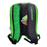 Pack Mochila Escolar Minecraft Creeper + Porta Sandwich + Botella + Vaso