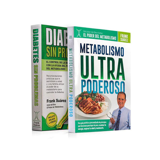 Set Libros Metabolismo Ultra Poderoso + Diabetes Sin Problemas