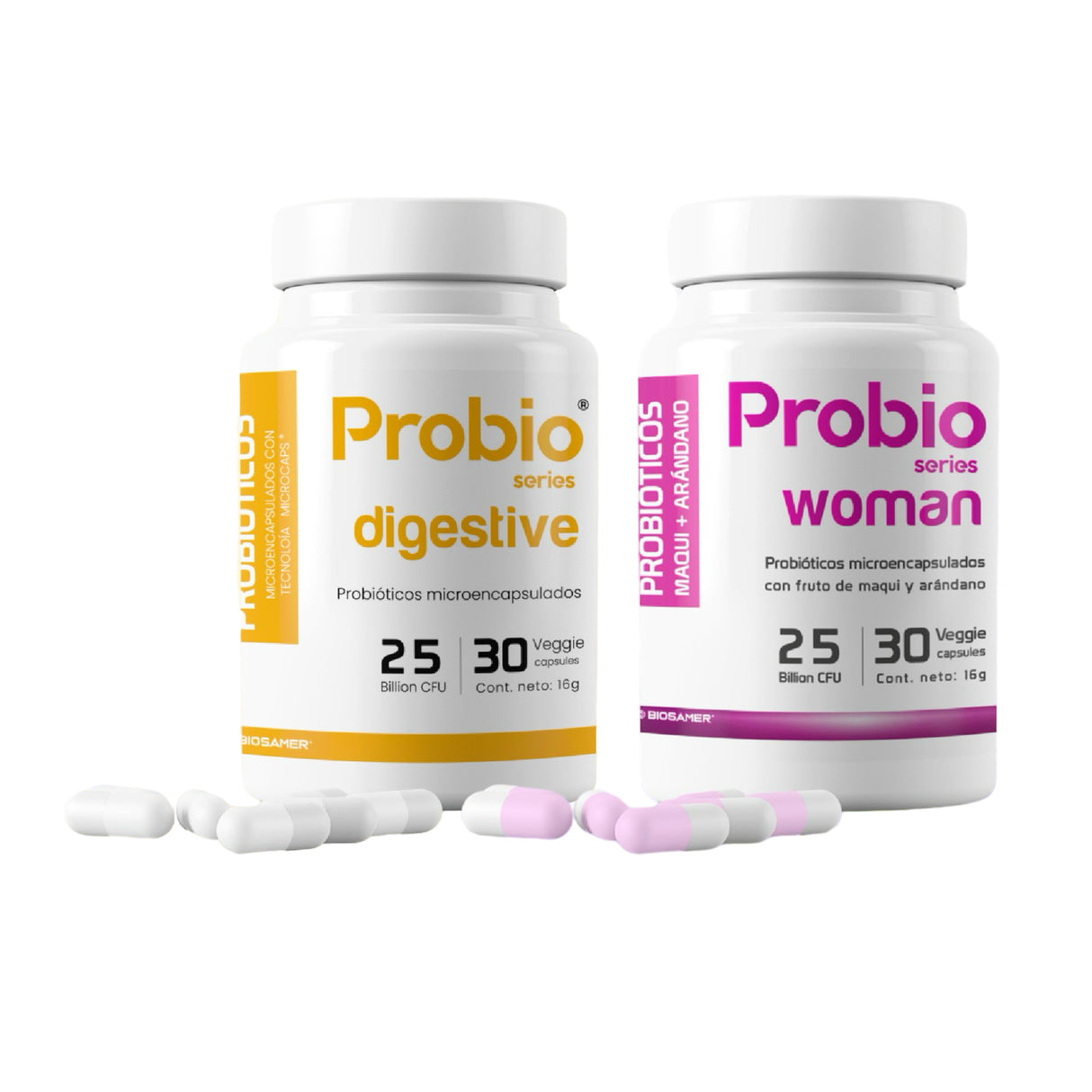 Probiótico 25 Billones Digestive + Woman