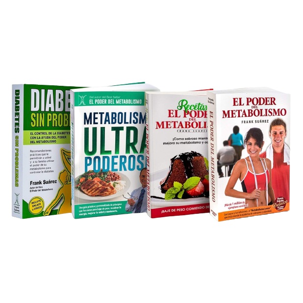 Libros Metabolismo Ultra Poderoso Pack 4 - Frank Suarez
