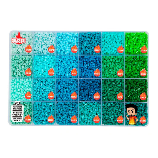 Caja Colores 12.000 Hama Beads Artkal 2.6mm - Mix 5