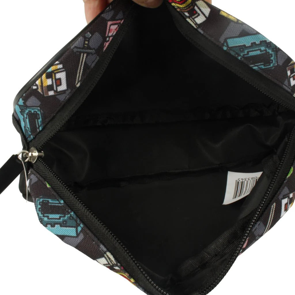 Pack Mochila Escolar Minecraft + Porta Sandwich + Botella + Vaso