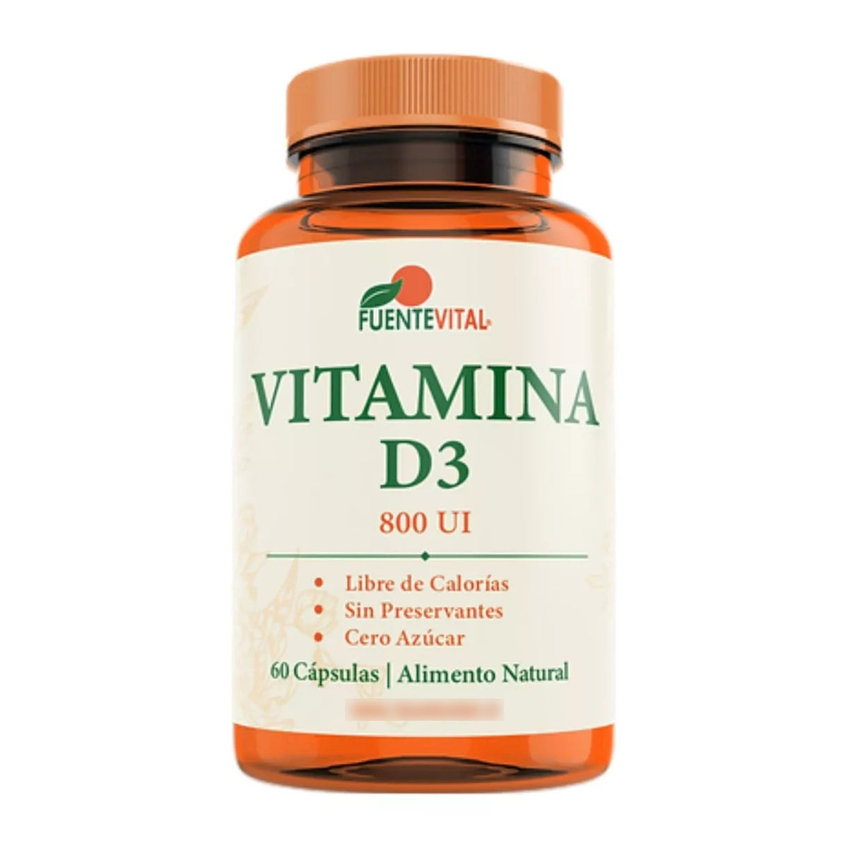 Vitamina D3 800 Ui 60 Cápsulas