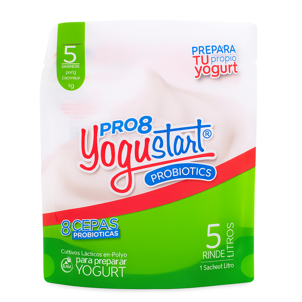 Cultivos lácticos en polvo pro8 (5 Sachet) Yogustart