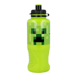 Pack Mochila Escolar Minecraft Creeper + Porta Sandwich + Botella + Vaso