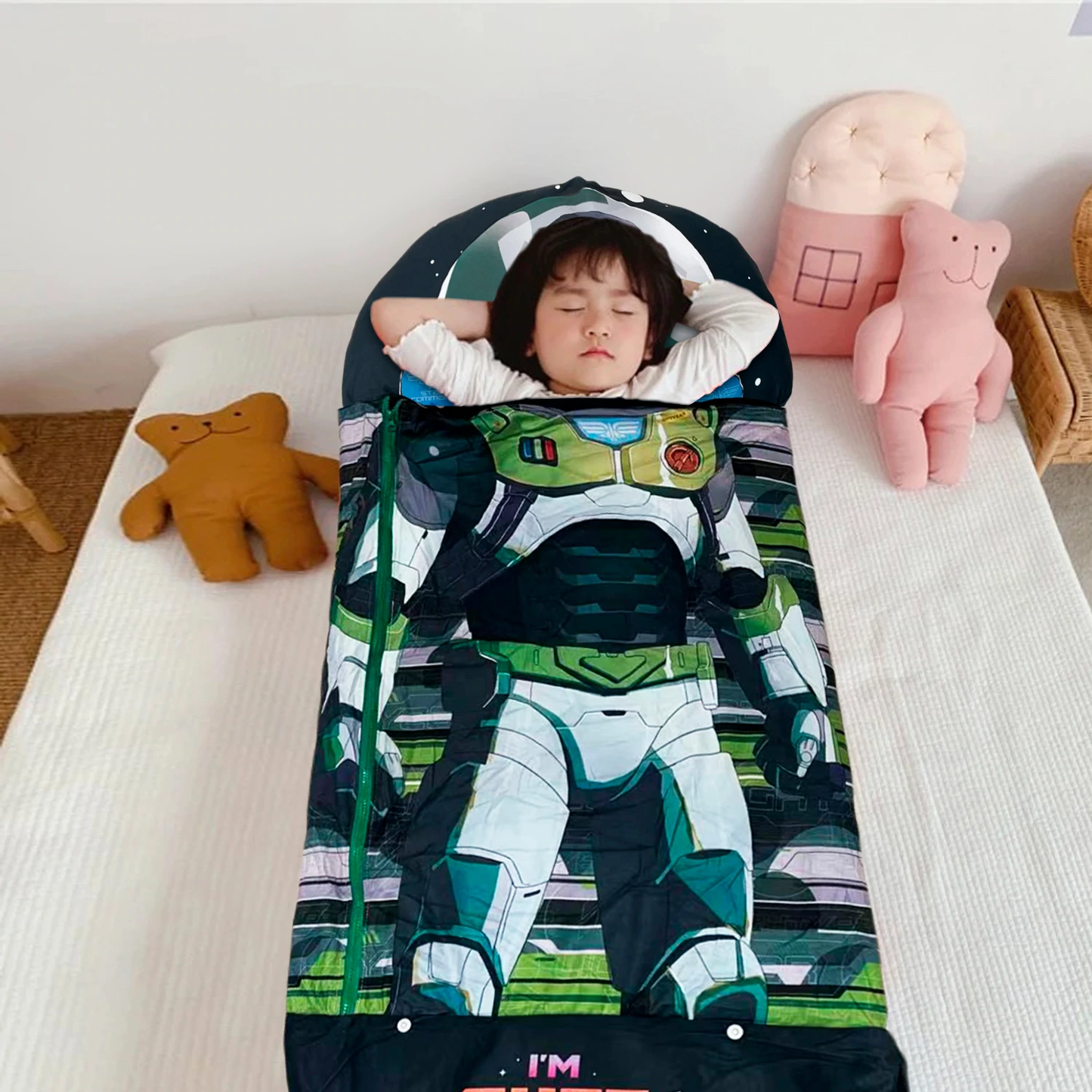 Happy Tuto Buzz Lightyear Saco de Dormir Infantil Niños
